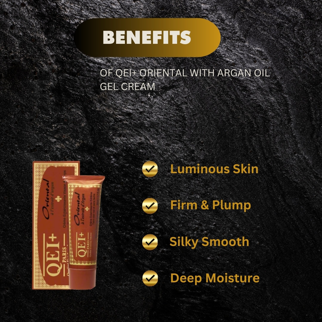 Qei Oriental With Argan Oil Gel Cream 1 Oz - Premium Beauty Product