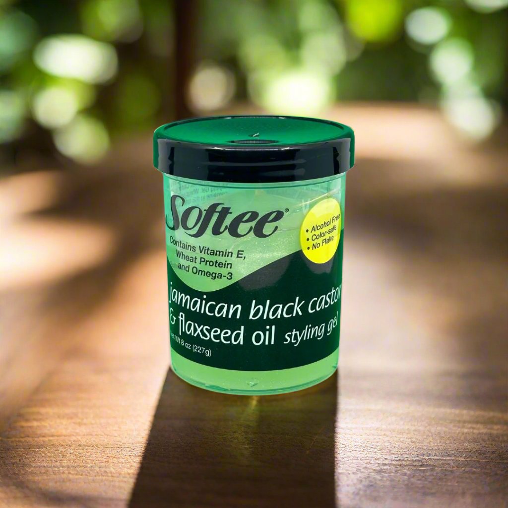Softee Jamaican Black Castrol & Flaxseed Styling Gel 227g - Premium Beauty Product