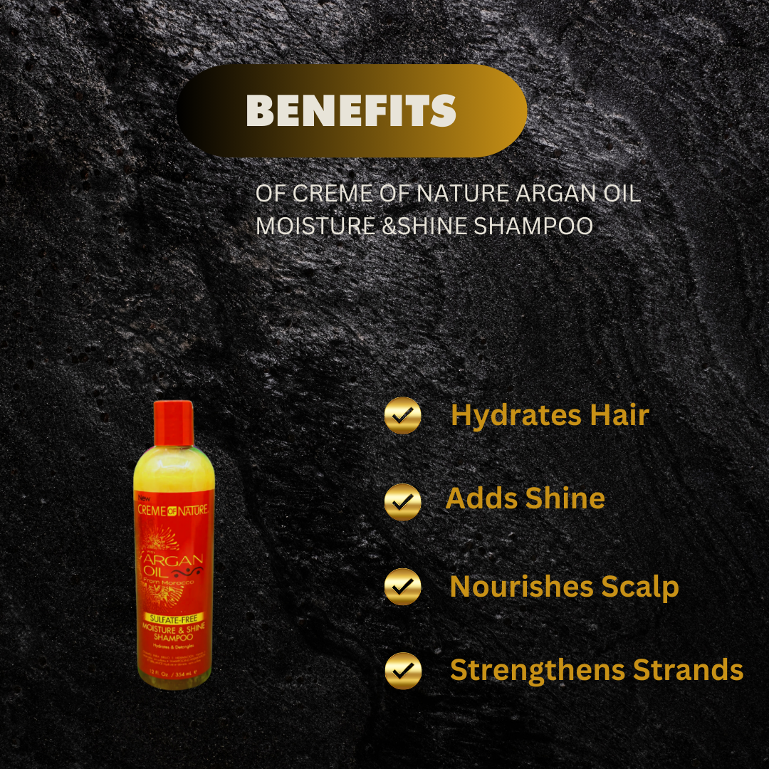 Creme Of Nature Argan Oil Moisture Shine Shampoo 354Ml - Premium Beauty Product
