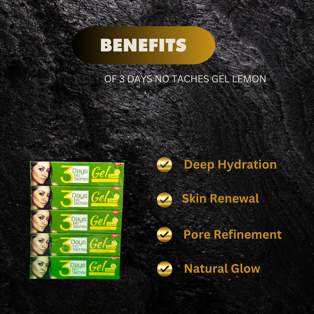3 Days No Taches Gel Lemon 30Ml - Premium Beauty Product