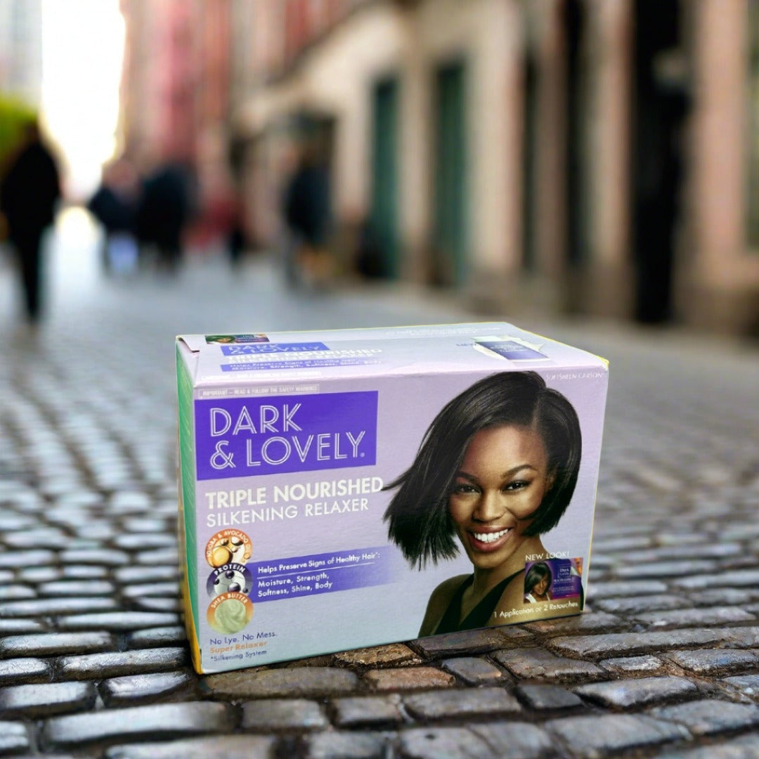 Dark & Lovely Triple Nourished Silk Relaxer Kit - Premium Beauty Product