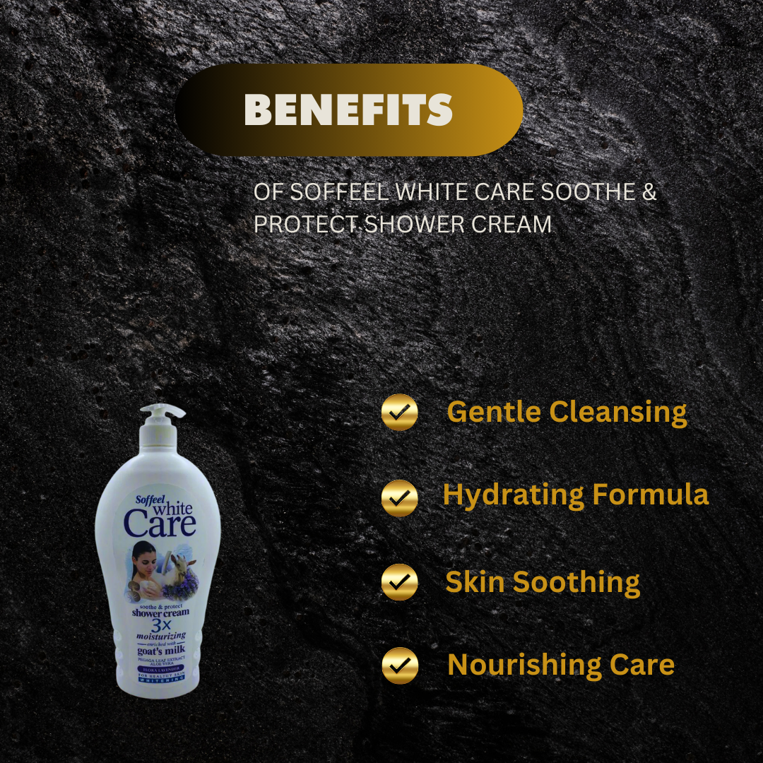 Soffeel White Care Soothe Protect Shower Cream 1200Ml - Premium Beauty Product