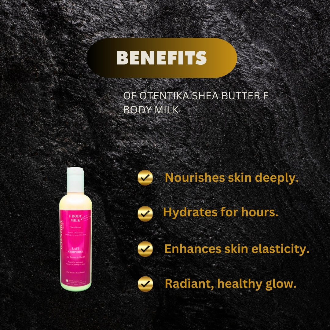 Otentika Shea Butter F Body Milk 300Ml 10 6 Fl Oz Pink - Premium Beauty Product