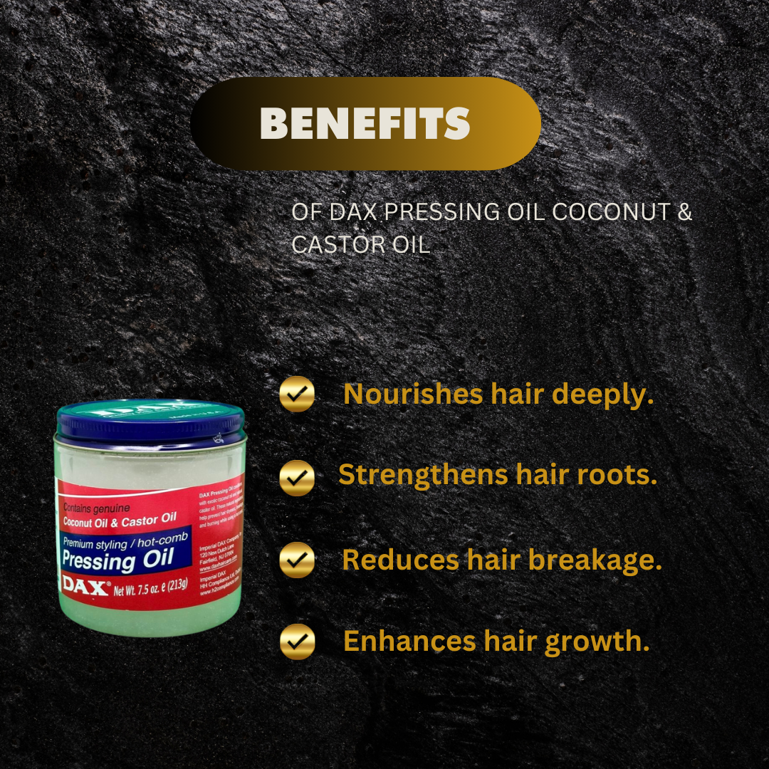 Dax Pressing Oil Coconut Castor Oil 213G - Premium Beauty Product
