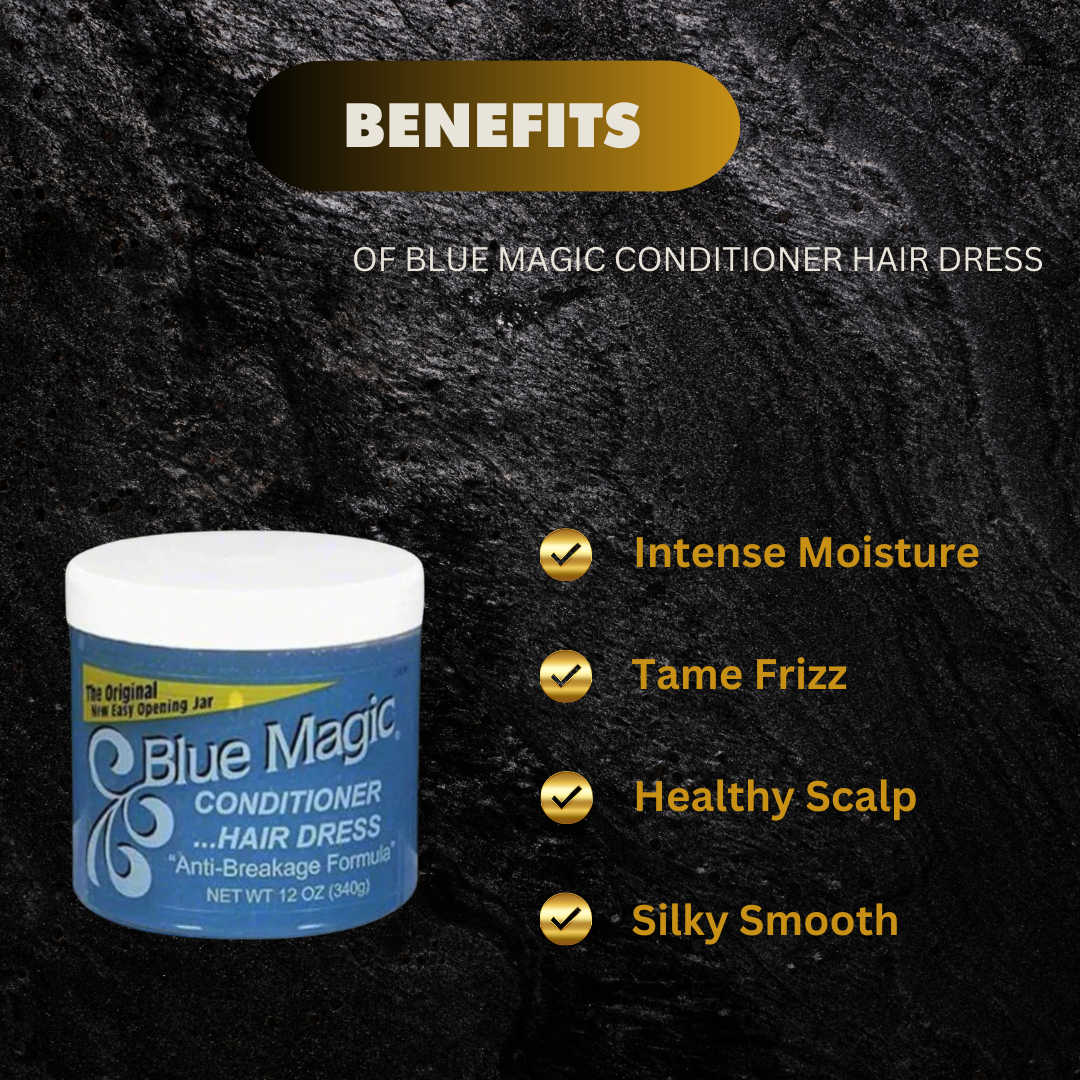 Blue Magic Conditioner Hair Dress 12 Oz Blue - Premium Beauty Product