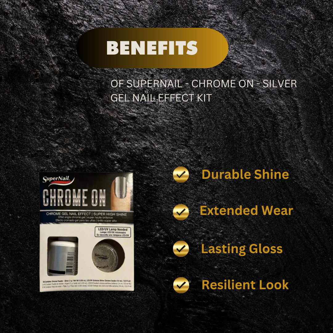 Supernail Chrome On Silver Color - Premium Beauty Product