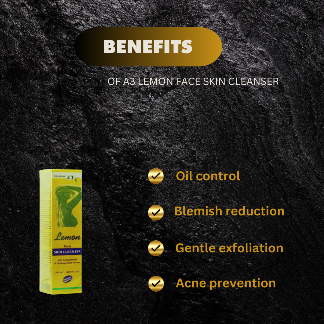 A3 Lemon Face Skin Cleanser 260 Ml - Premium Beauty Product