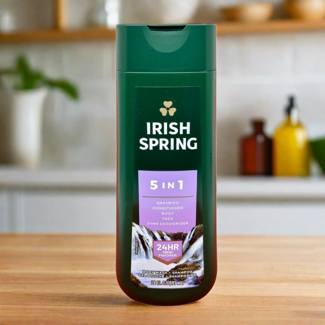 Irish Spring 5 in 1 Shampoo Conditioner 591ml - Premium Beauty Product