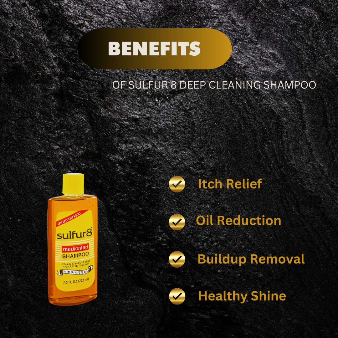 Sulfur 8 Deep Cleaning Shampoo 7 5 Oz - Premium Beauty Product
