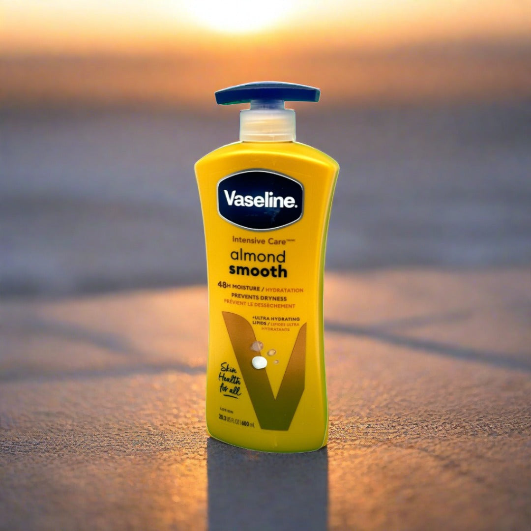 Vaseline Almond Smooth Intensive Care Lotion 600ml - Premium Beauty Product