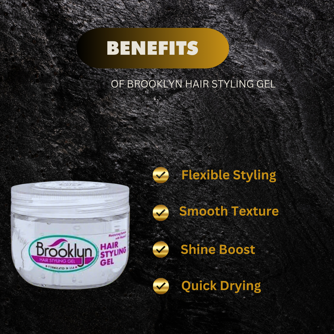 Brooklyn Hair Styling Gel 100 Ml 3 38 Oz - Premium Beauty Product