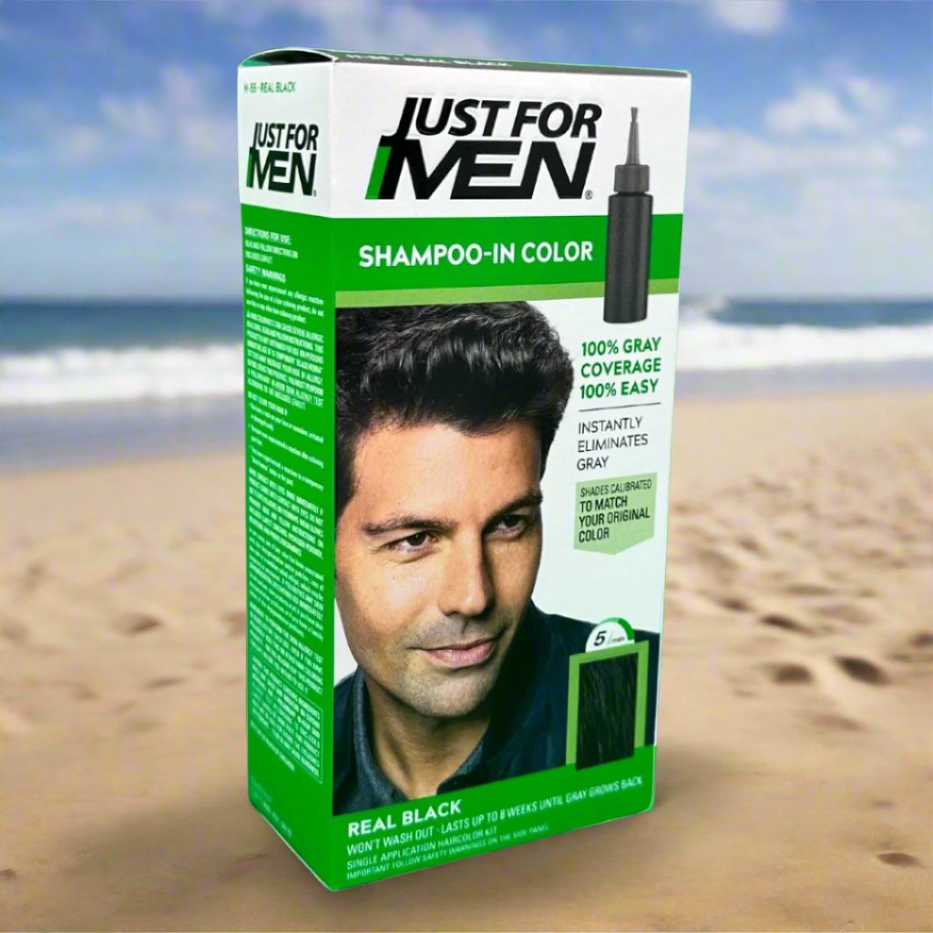 Just For Men Shampoo In Color H 55 - Real Black - Premium Beauty Product