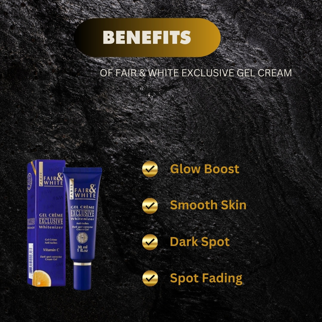 Fair White Exclusive Gel Cream W Vitamin C 30 Ml - Premium Beauty Product