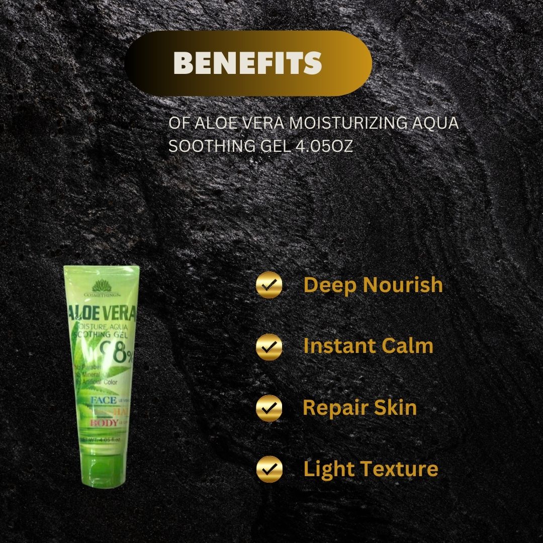 Aloe Vera Moisturizing Aqua Scothing Gel 4 05Oz - Premium Beauty Product