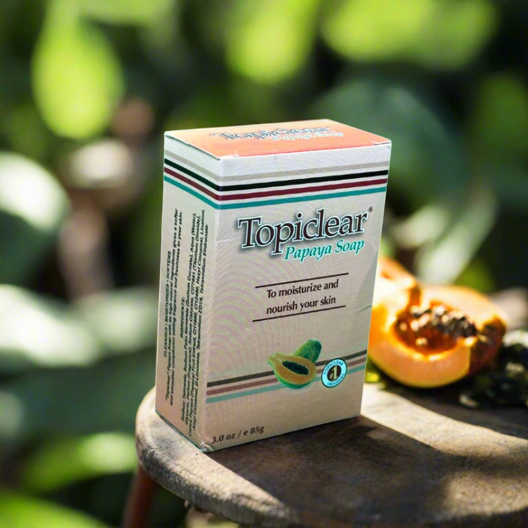 Topiclear Papaya Moisturizing & Nourishing Soap 85g - Premium Beauty Product