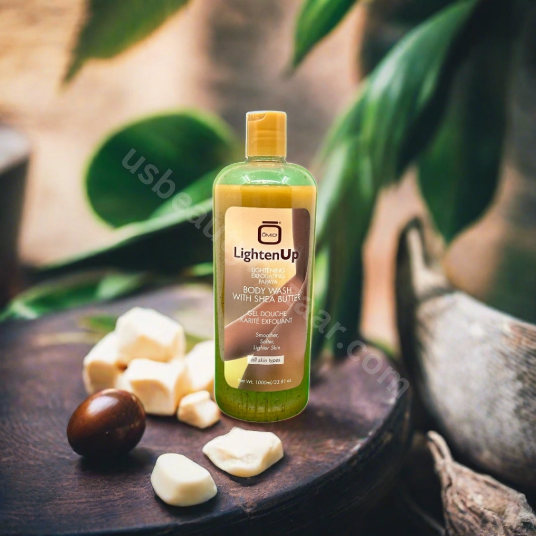 LightenUp Plus Exfoliating Papaya with Shea Butter Body Wash - Premium Beauty Product