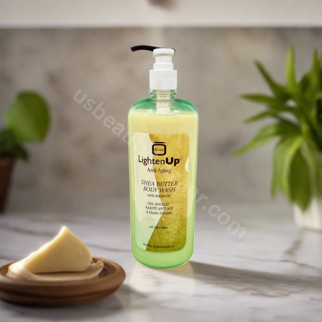 LightenUp Gold Shea Butter with Argan Bodywash 1 Lt - Premium Beauty Product