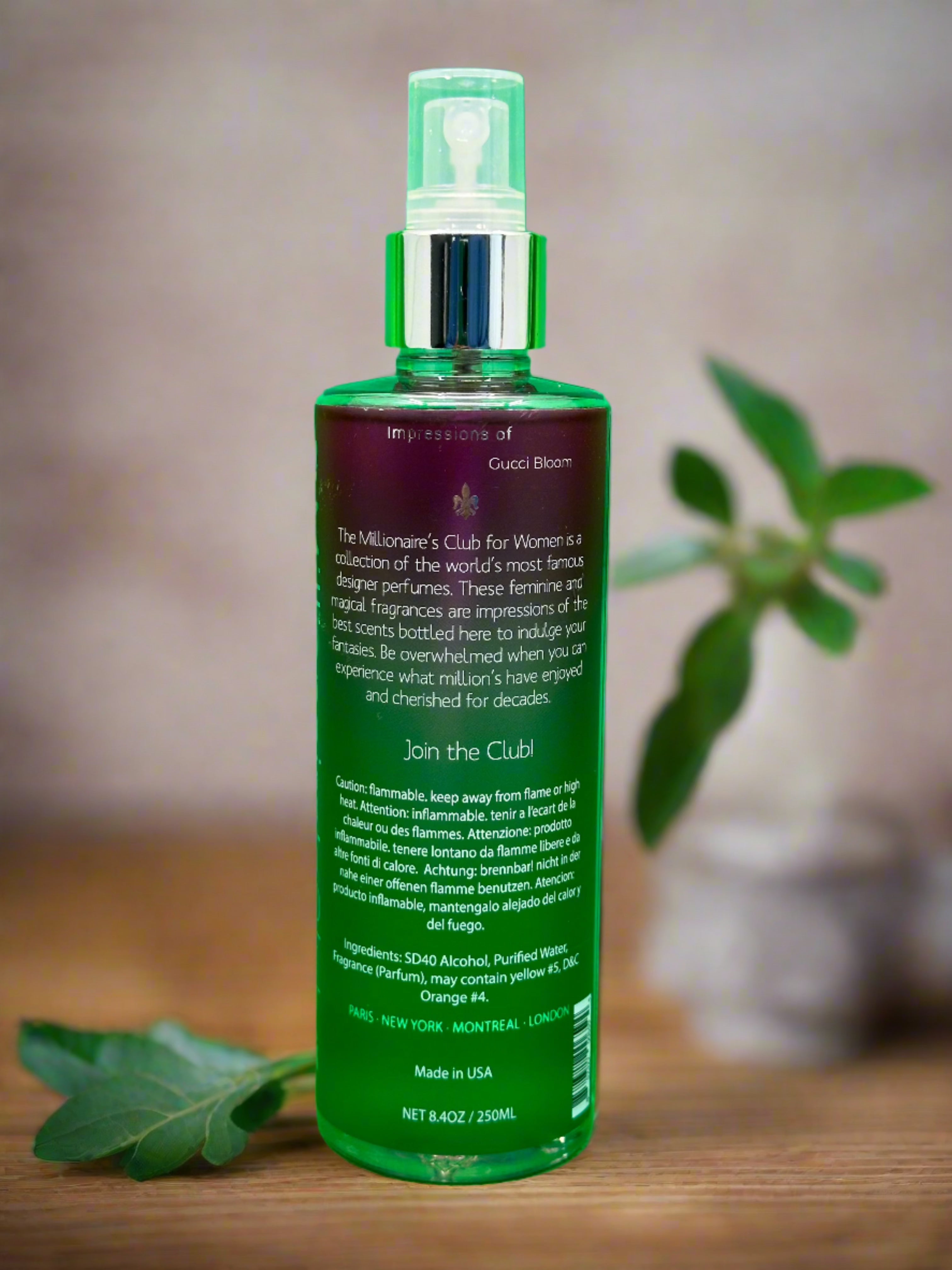 Mc Millionaire Club Gucci Bloom N8 8 4Oz - Premium Beauty Product