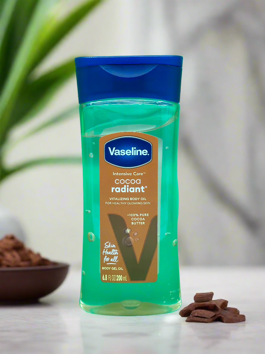Vaseline Cocoa Radiant Body Gel Oil 6.8 fl oz - Premium Beauty Product