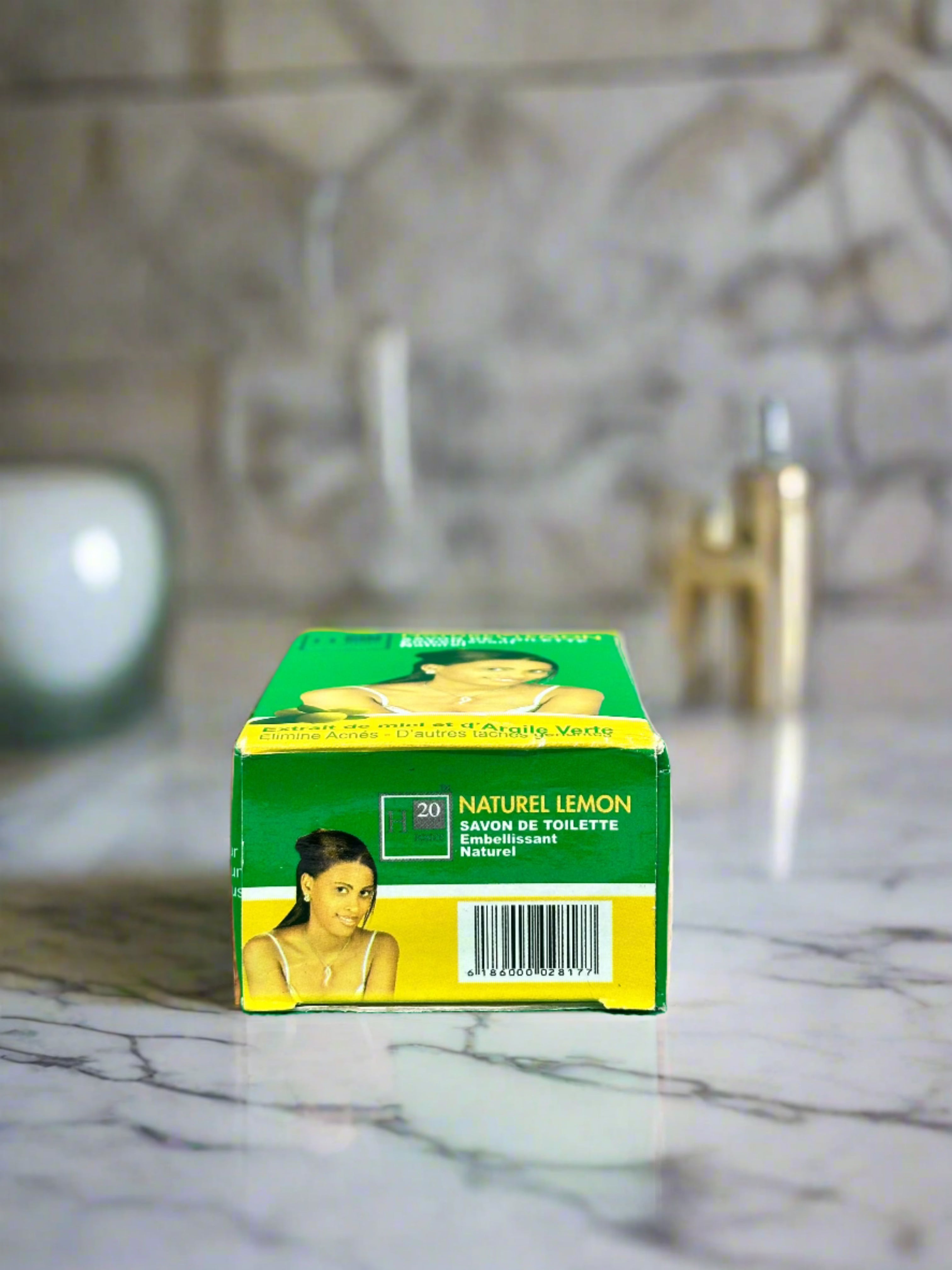 H 20 Natural Lemon Toilet Soap 250G - Premium Beauty Product
