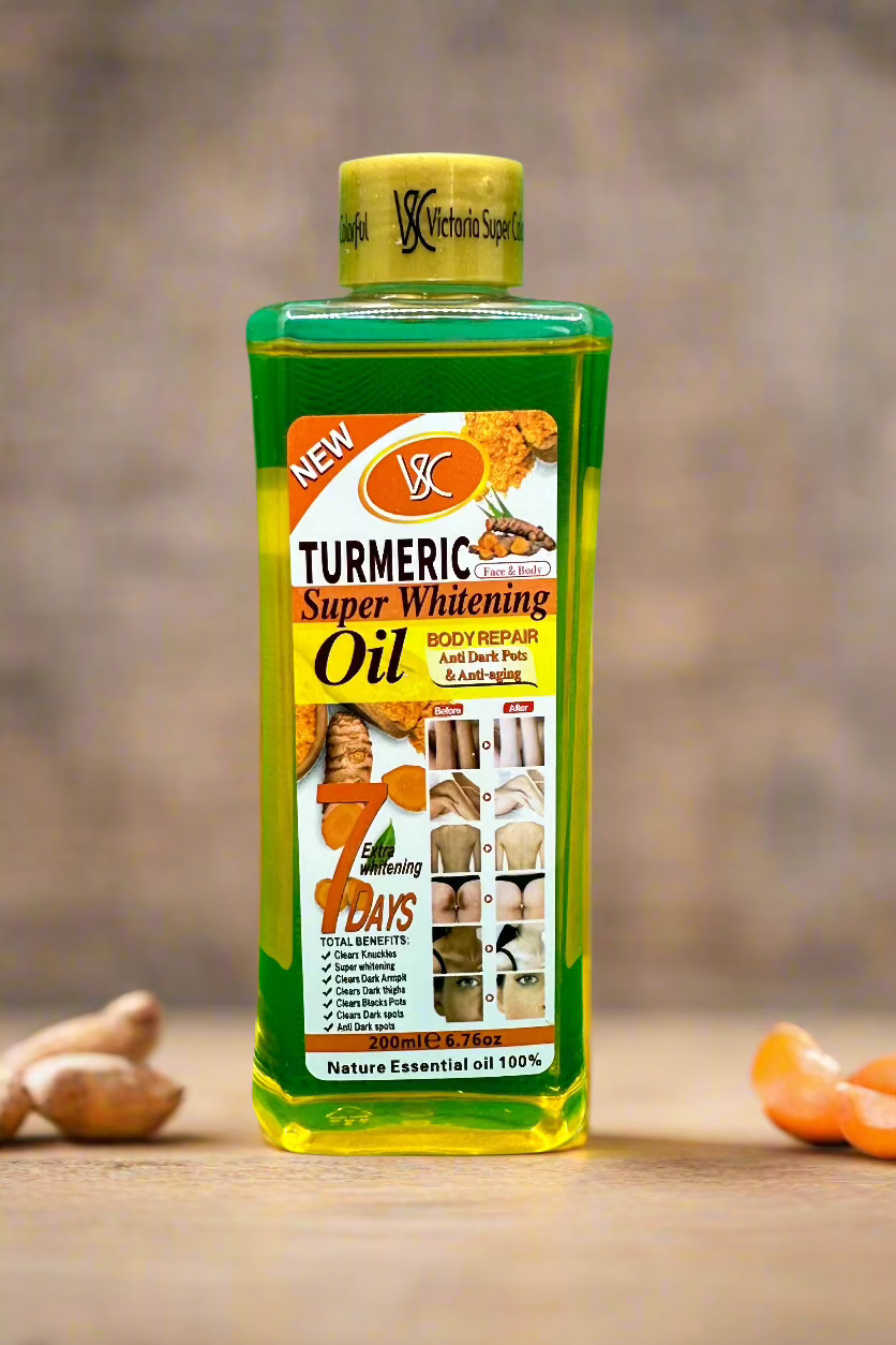 Turmeric Super Body Oil Anti dark pots & Anti-aging- 200ml - Premium Beauty Product