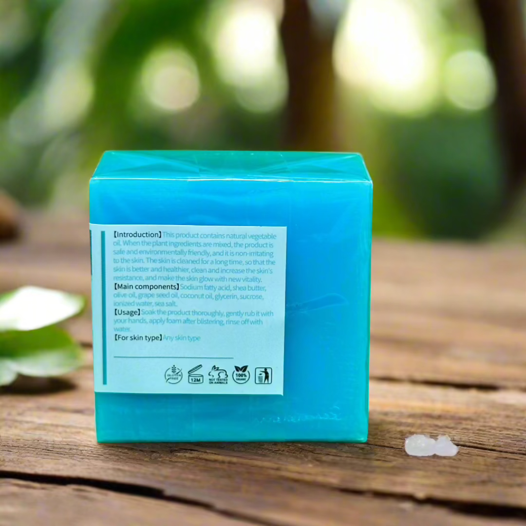 Sea Salt Plant Essential Oil Soap 100G - Premium Beauty Product