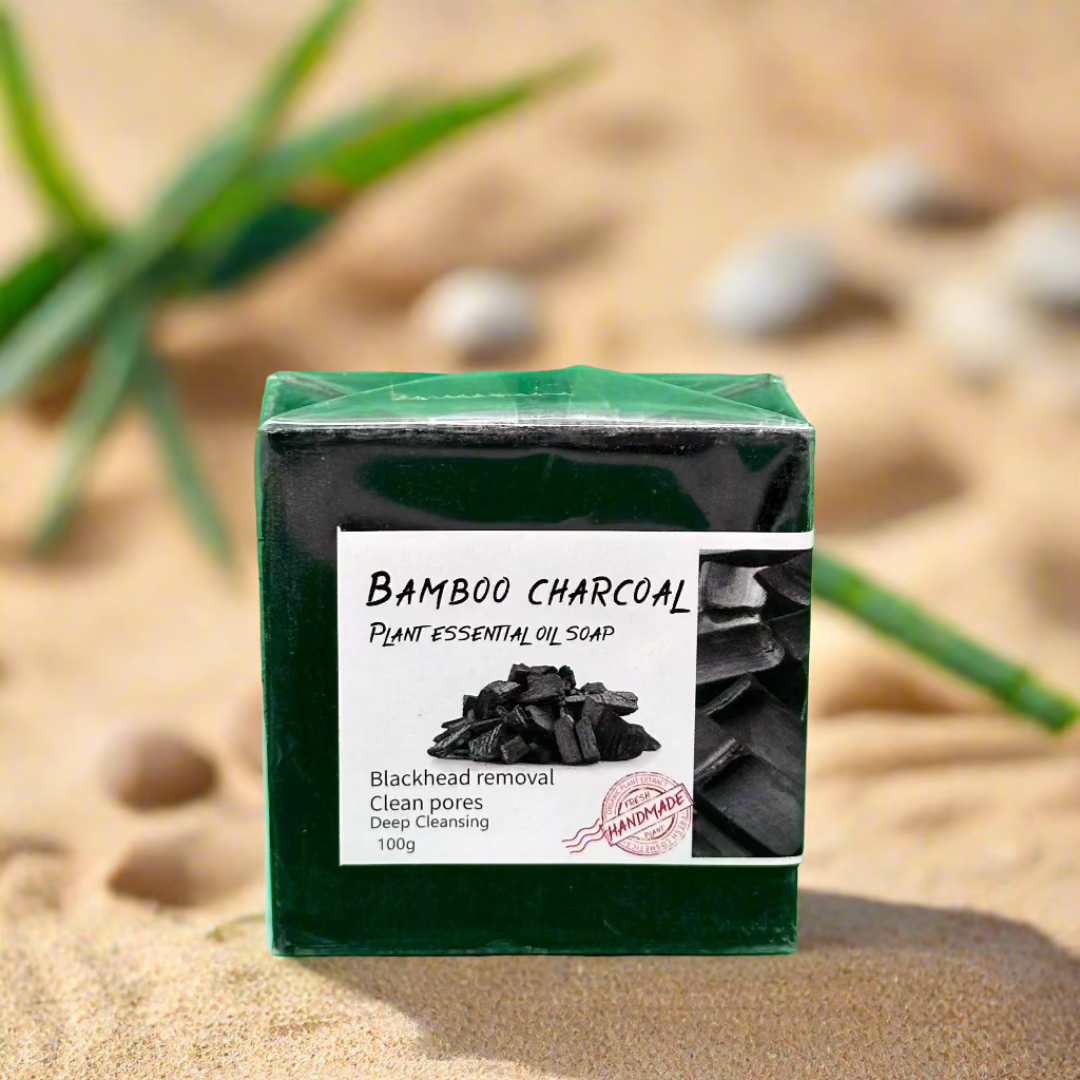 Bamboo Charcoal Plant Essential Soap 100g - Premium Beauty Product