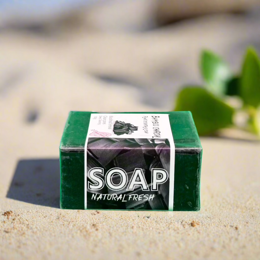 Bamboo Charcoal Plant Essential Soap 100G - Premium Beauty Product