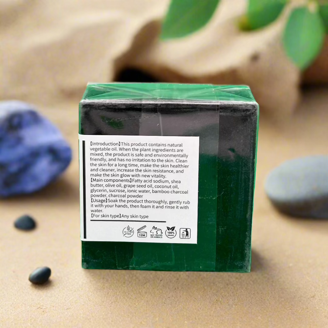 Bamboo Charcoal Plant Essential Soap 100G - Premium Beauty Product