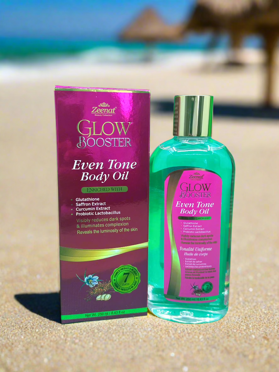 Zeenat Glow Booster Even Tone Body Oil 250ml - Premium Beauty Product