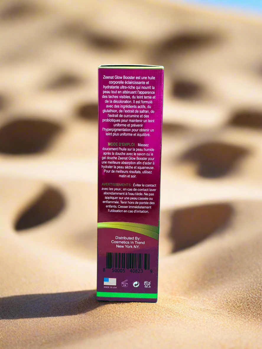 Zeenat Glow Booster Even Tone Body Oil 250Ml - Premium Beauty Product