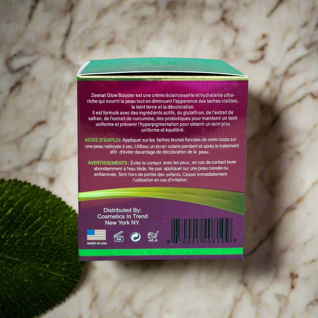 Zeenat Glow Booster And Moisturizing Cream 100G - Premium Beauty Product
