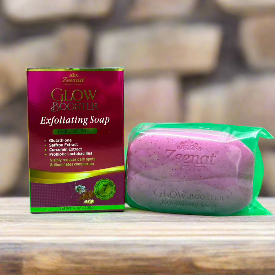 Zeenat Glow Booster Exfoliating Soap 200g - Premium Beauty Product