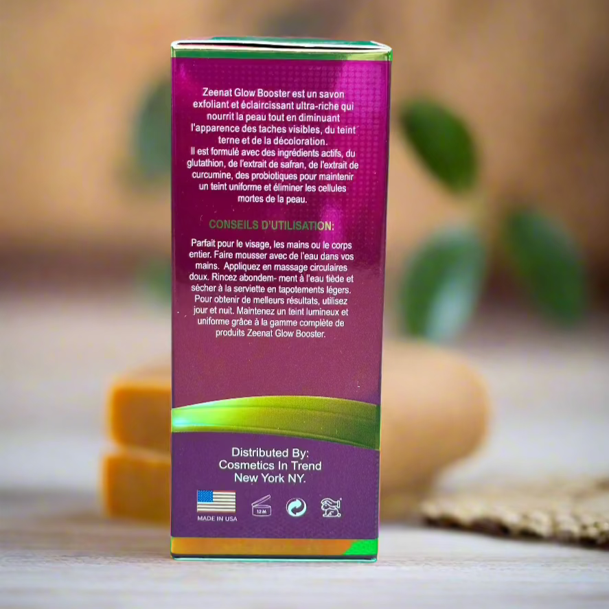 Zeenat Glow Booster Exfoliating Soap 200G - Premium Beauty Product
