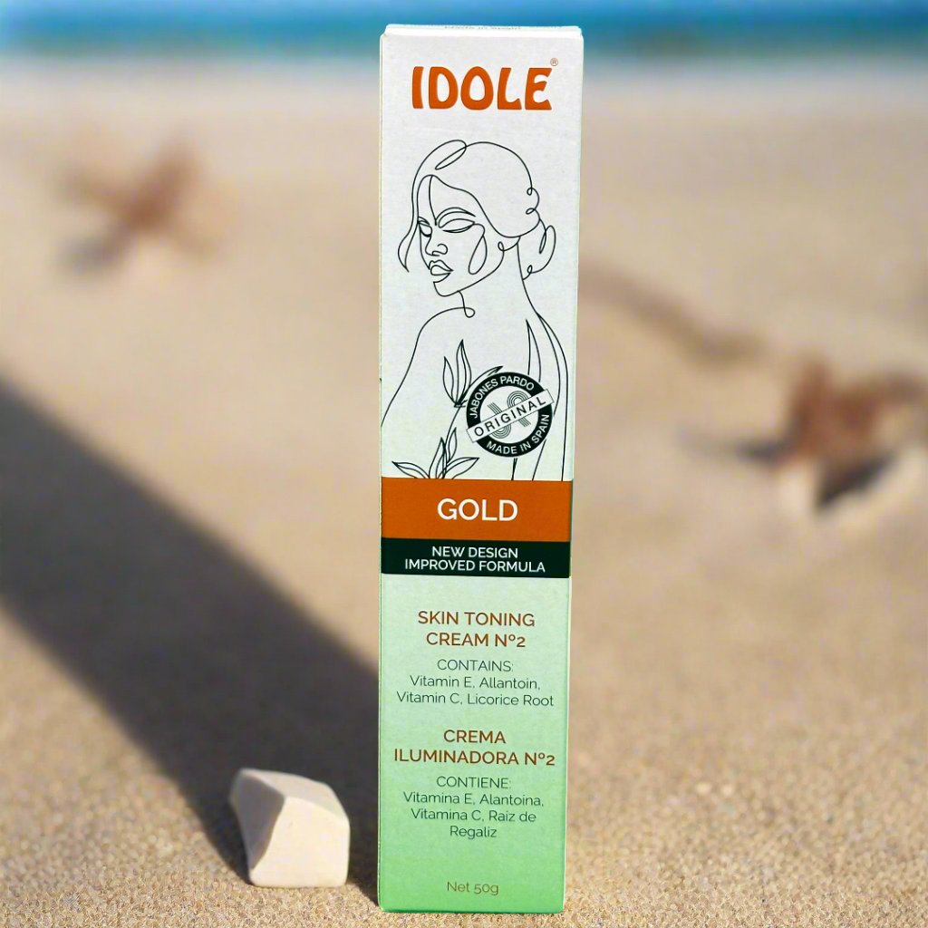 Expiring 09-2026 Idole Gold Skin Toning Cream 50g - Premium Beauty Product