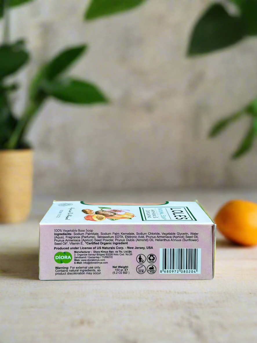 Loles Natural Soap Anti Aging And Exfoliating Apricot Almond - Premium Beauty Product