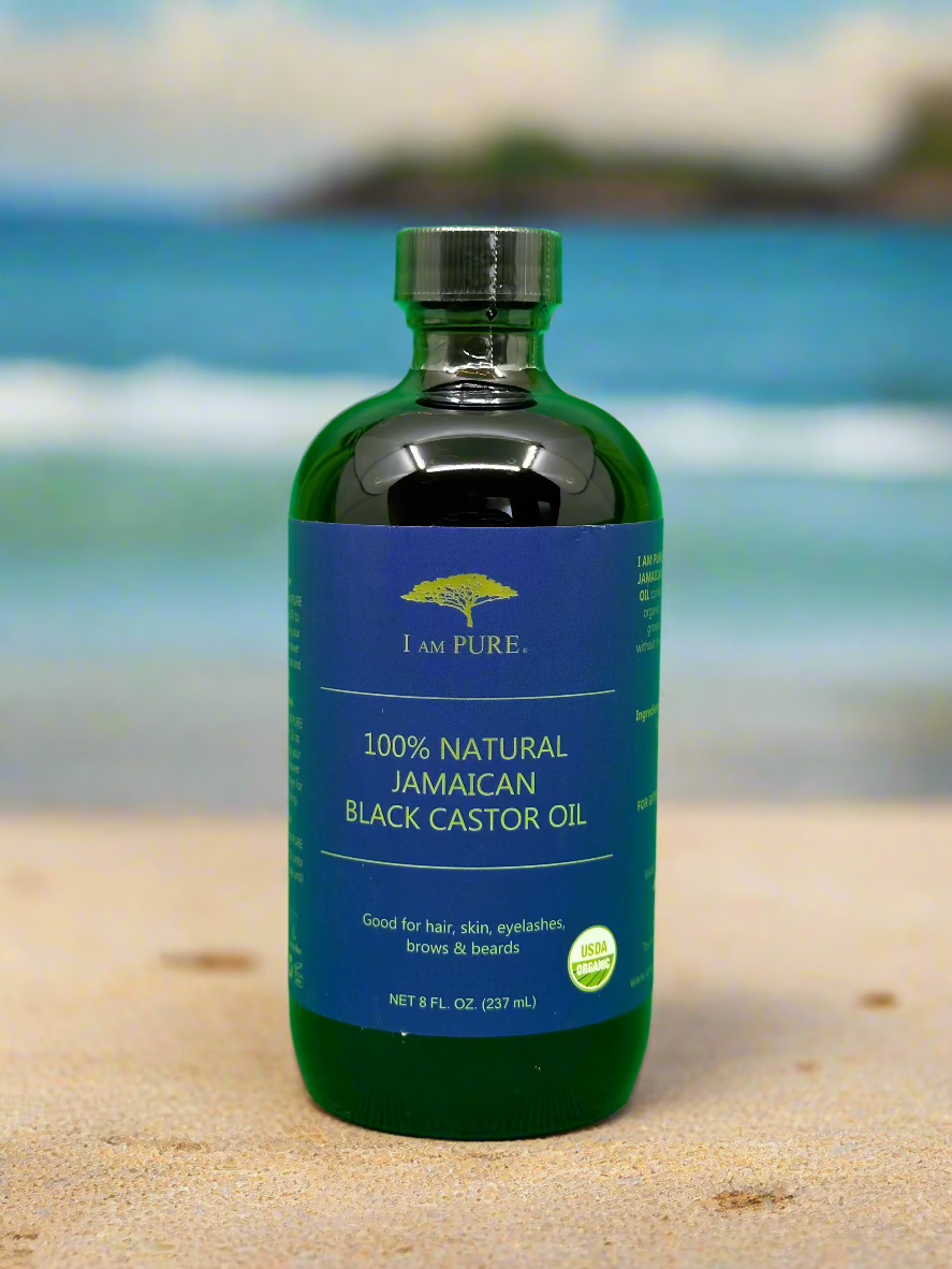 I Am Pure 100% Natural Jamaican Black Castor Oil 8oz - Premium Beauty Product