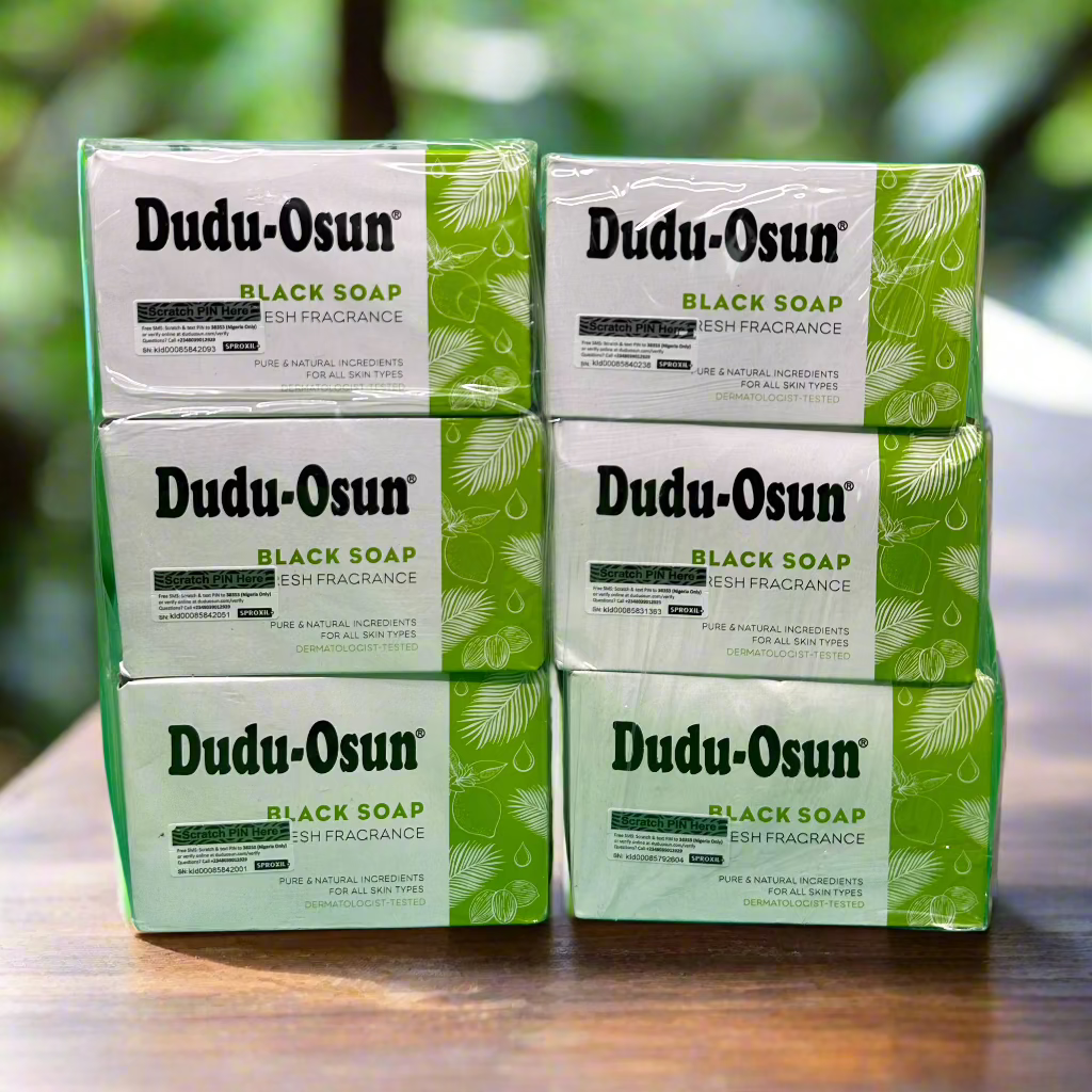 Dudu Osun African Black Soap Pack Of 12 - Premium Beauty Product