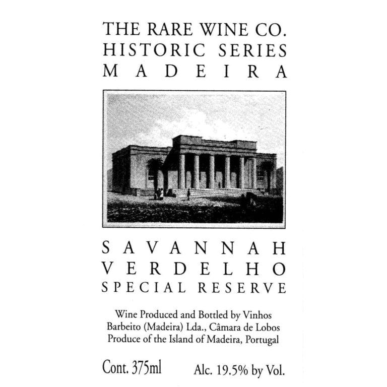 NV The Rare Wine Co. Historic Series Savannah Verdelho Special Reserve, Madeira, Portugal (750ml)