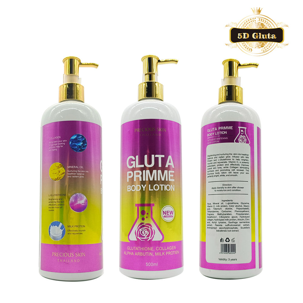 Gluta Primme Whitening Lotion 500 Ml - Premium Beauty Product