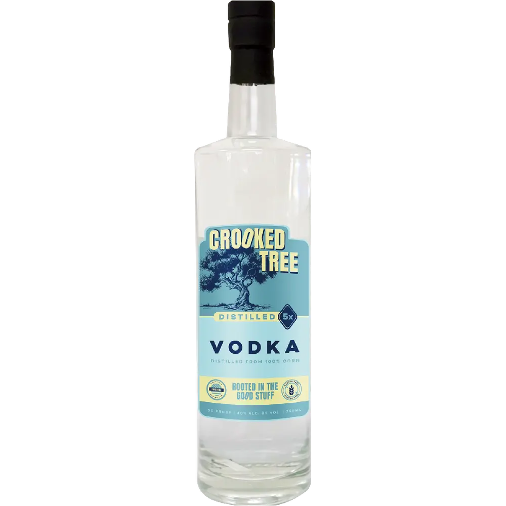 Crooked Tree Vodka, Michigan, USA (750ml)