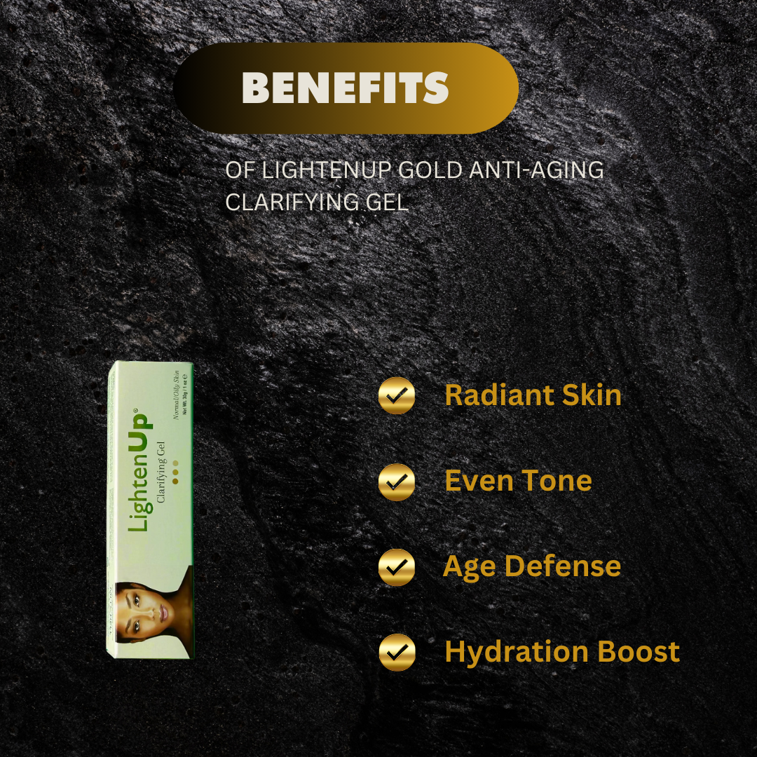 Lightenup Gold Anti Aging Clarifying Gel 1 Oz - Premium Beauty Product