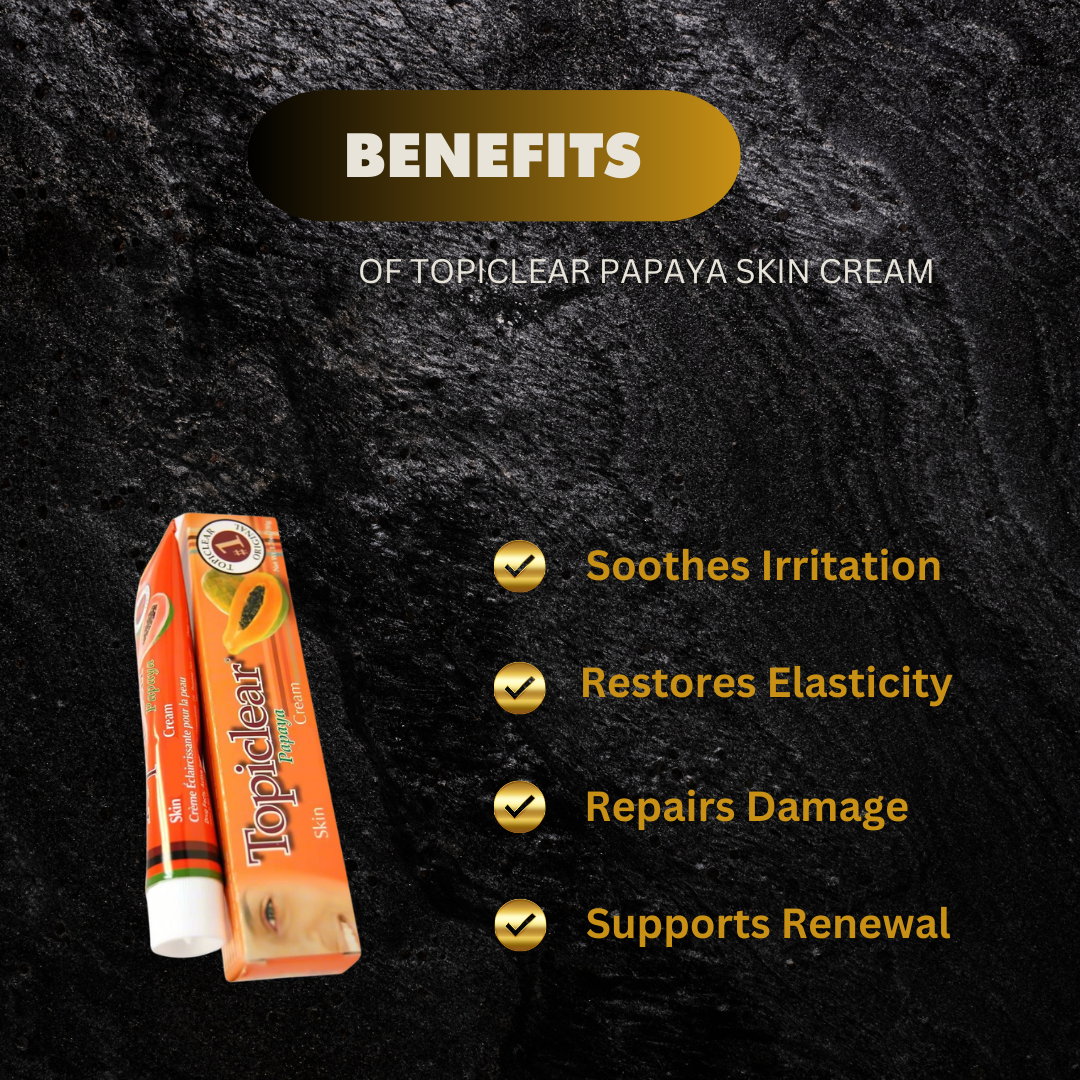 Topiclear Papaya Skin Cream 1 76 Oz - Premium Beauty Product