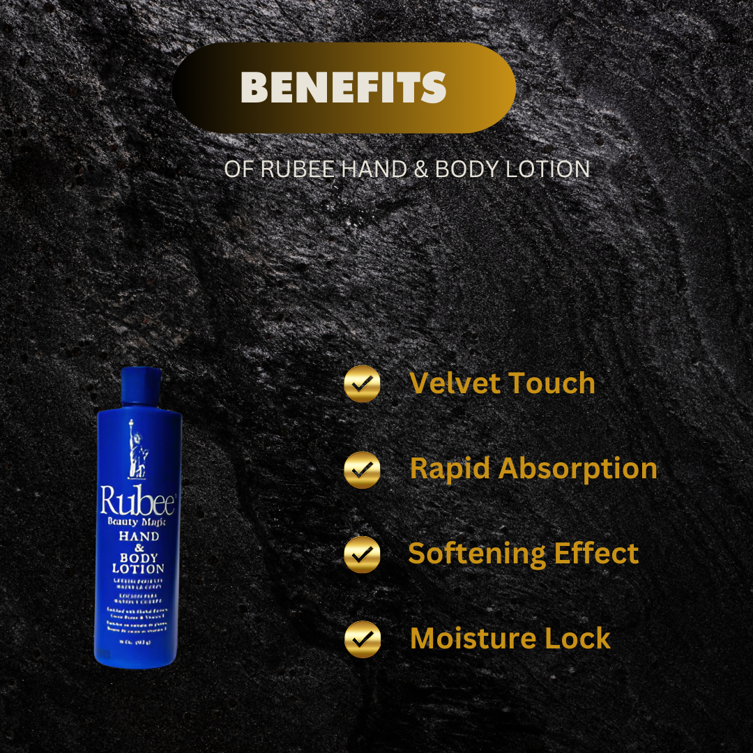 Rubee Hand Body Lotion 16 Oz - Premium Beauty Product