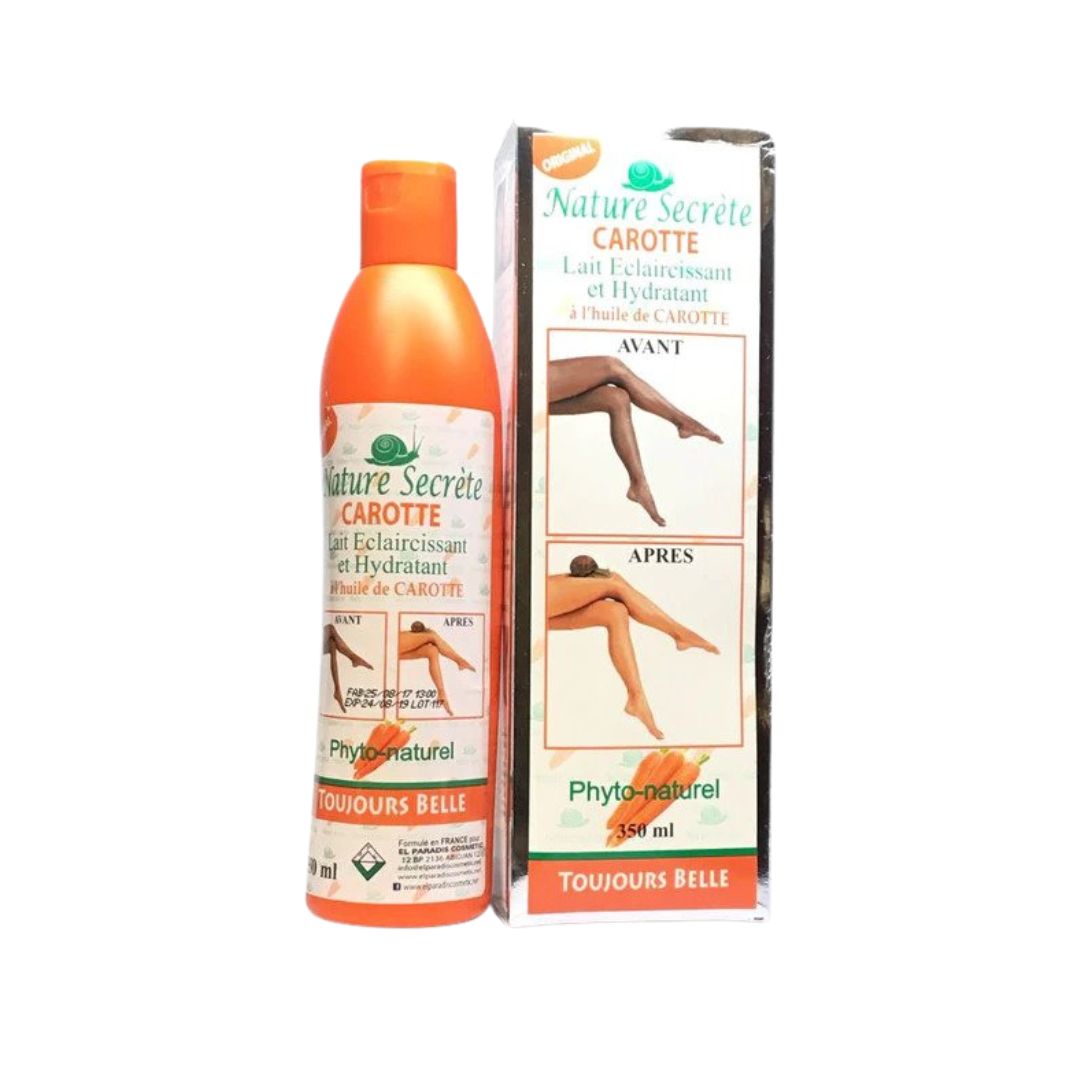 Nature Secrete Lotion with Carrot Oil 350 ml - Premium Beauty Product