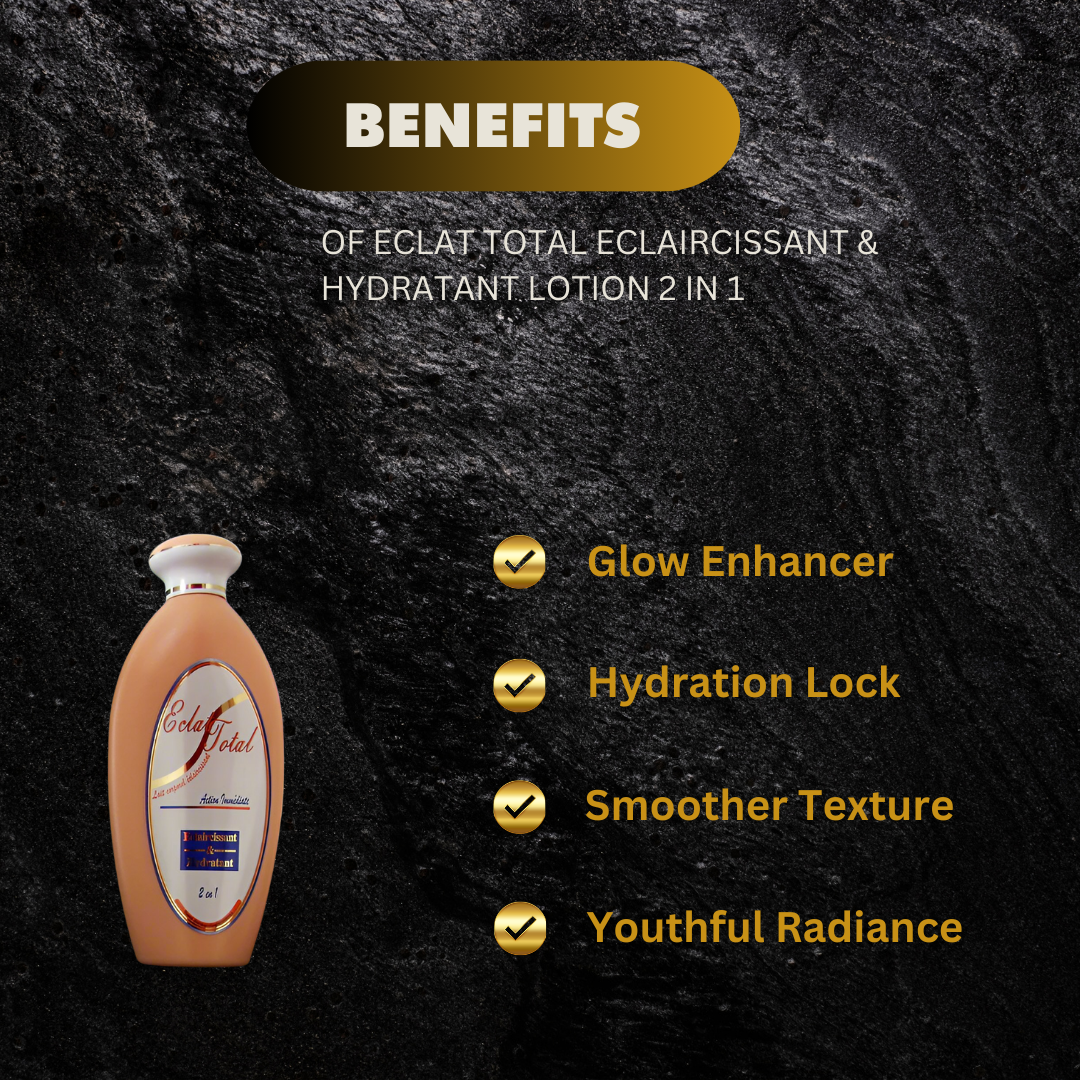 Eclat Total Eclaircissant Hydratant Lotion 2 In 1 500 Ml - Premium Beauty Product