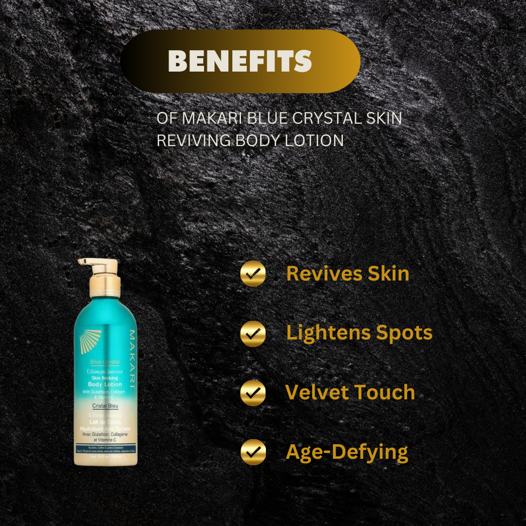 Makari Blue Crystal Skin Reviving Body Lotion - Premium Beauty Product