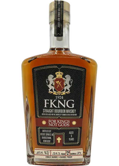 FKNG Aged 6 Years Straight Bourbon Whiskey, Kentucky, USA (750ml)