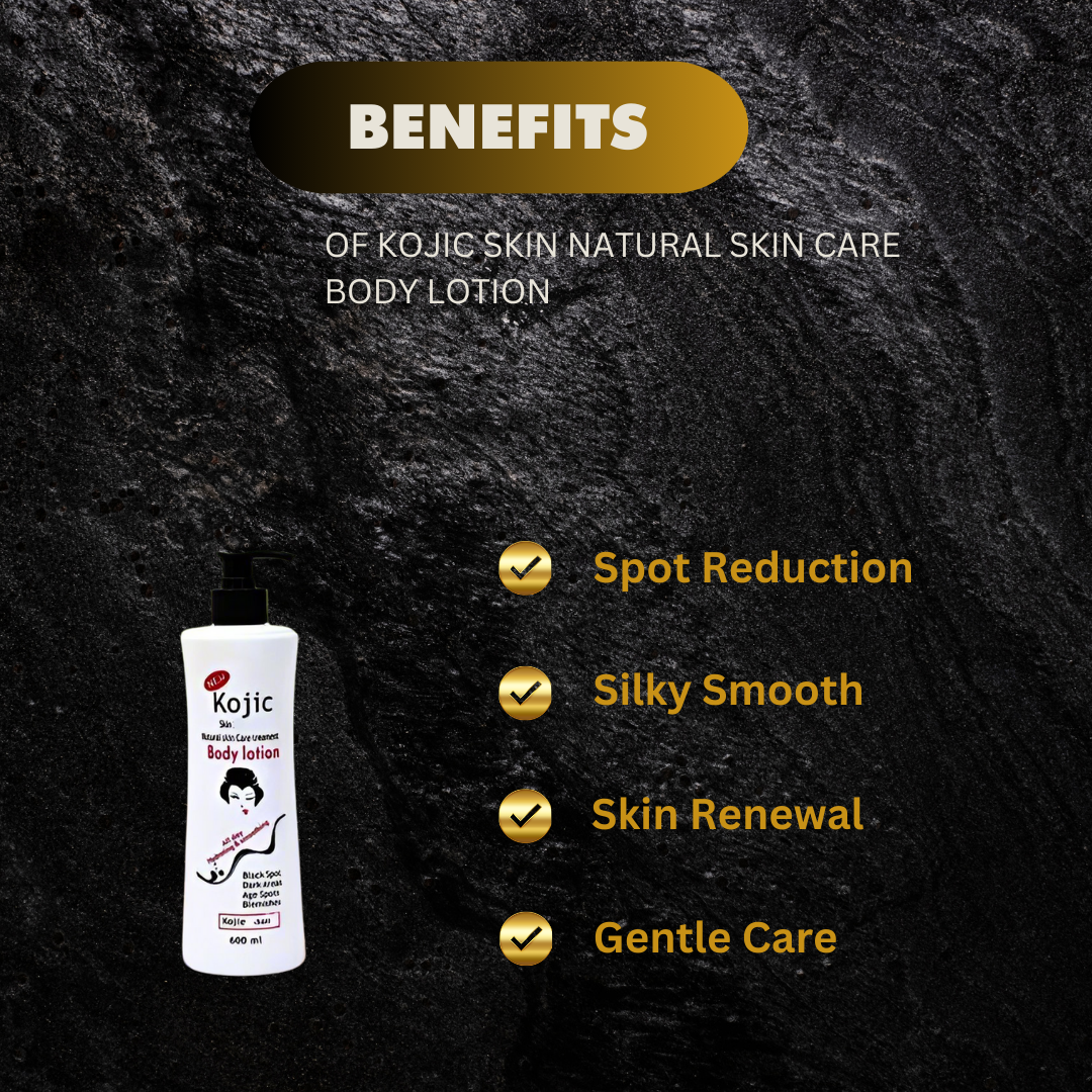 Kojic Skin Natural Skin Care Body Lotion 600Ml - Premium Beauty Product