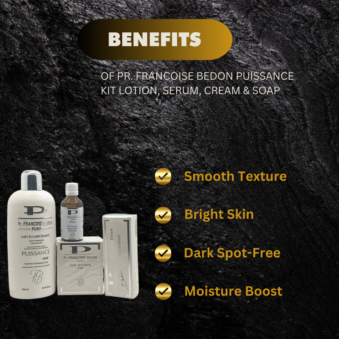 Pr Francoise Bedon Puissance Kit Lotion Serum Cream Soap - Premium Beauty Product